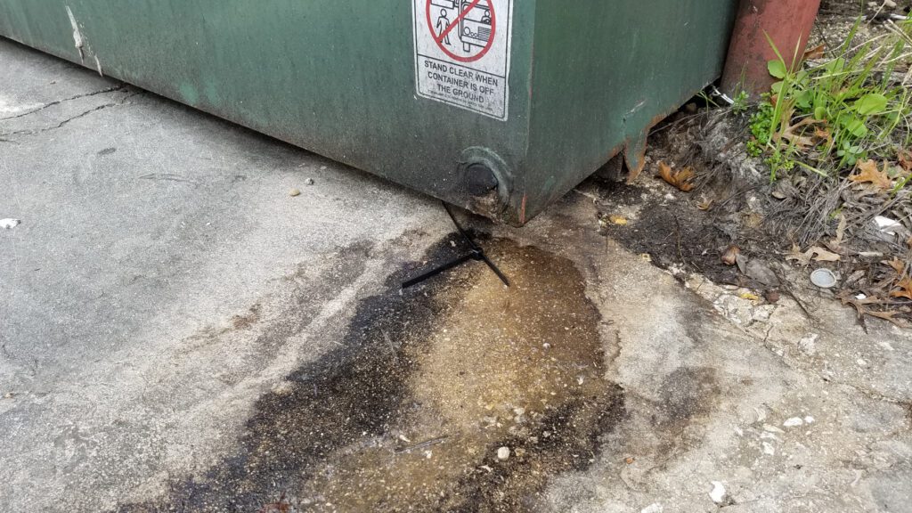 Dumpster Drainage