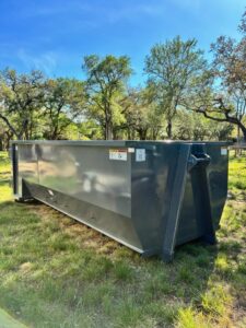 40 yard dumpster is much easier